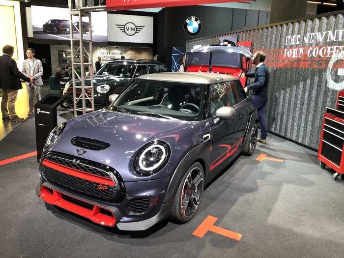 But the real champ was the John Cooper Works GP, the fastest and most powerful car MINI has ever made.