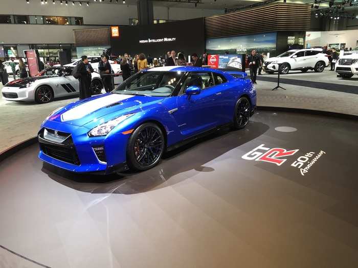 Nissan also rolled out the 50th Anniversary edition of the GT-R.