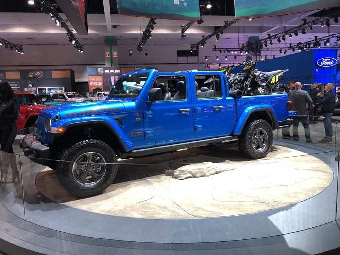 And not too far away, the Jeep Gladiator.