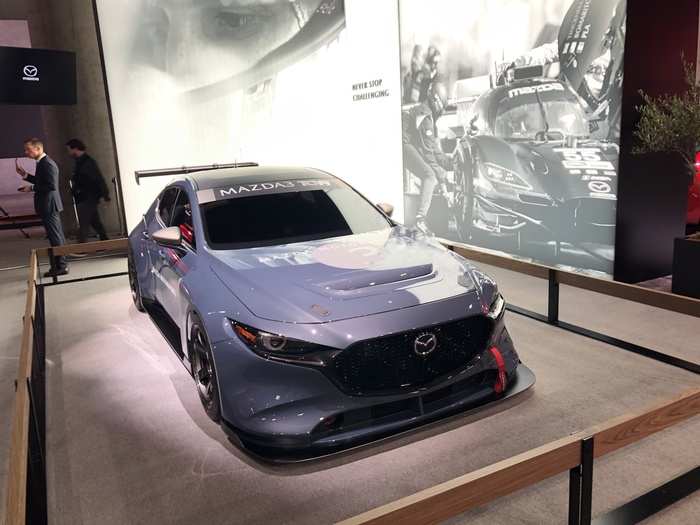 Even Mazda brought a race car.