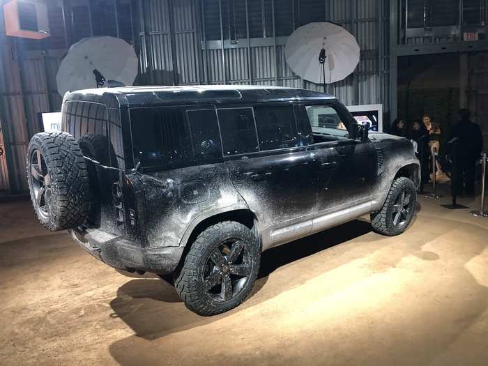 Land Rover brought a very special Defender to Hollywood, fresh off the set of the next James Bond movie, "No Time to Die."