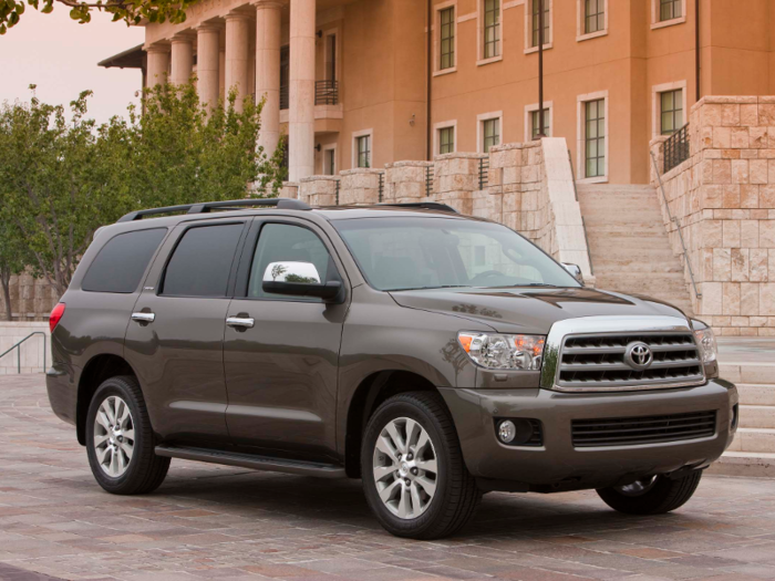 1. Toyota Sequoia: 10.38%