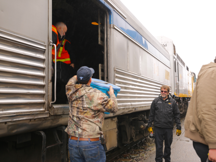 Some stations were more popular than others for travelers who were starting or ending their trips. Passengers can also request to be dropped off at smaller, non-scheduled stations, and can even request to be let out on the side of the tracks if they want, but that