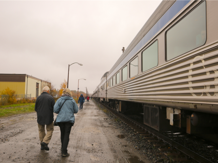 Another part of the trip I liked was whenever we were able to get out and stretch our legs. It was cold and rainy at most stops, but the small dose of fresh air was always so needed.