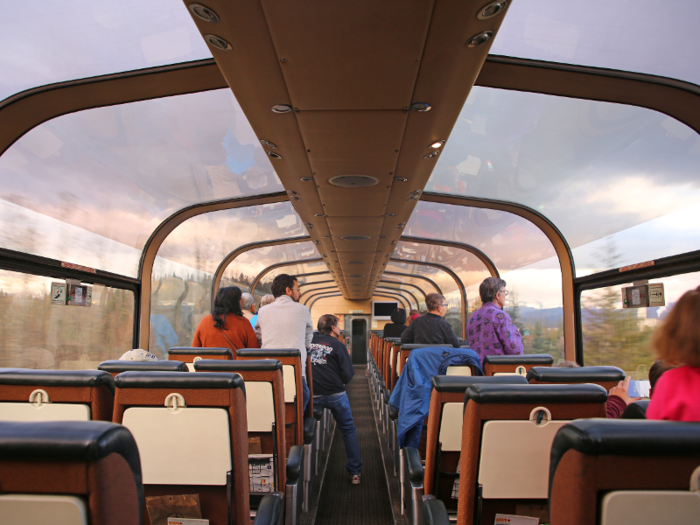 VIA Rail staff said this car only ever travels between Edmonton and Vancouver, as it