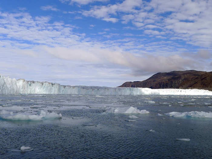 The combined effect of ice sheets melting could raise sea-level by 10 meters