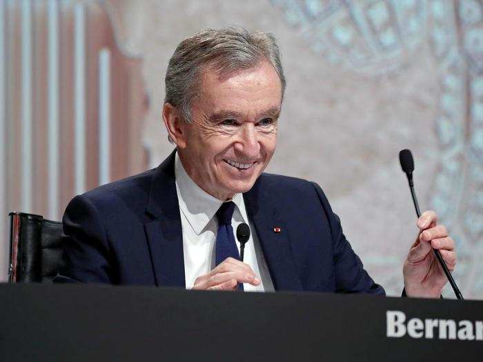 Bernard Arnault, Chairman and CEO, LVMH Moet Hennessy Louis Vuitton (Net worth: $107.2 billion)