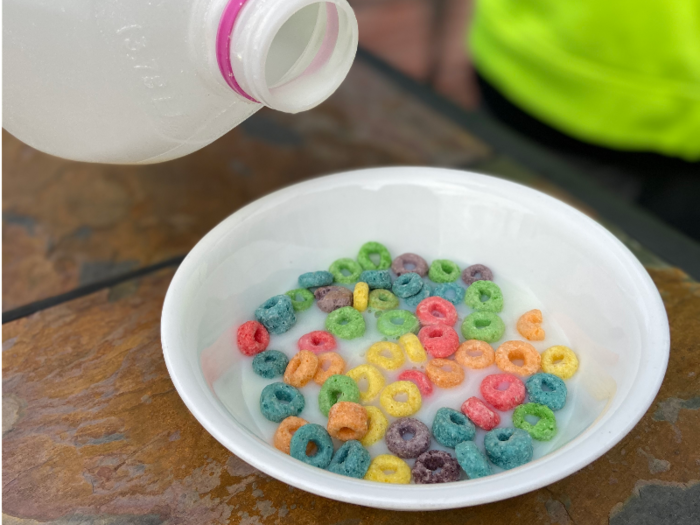 I followed that by Fruit Loops — the medley of fruity albeit artificial flavors loved by many — not the fairest comparison I know. It was a party in my mouth after the unsweetened Three Wishes cereal. It