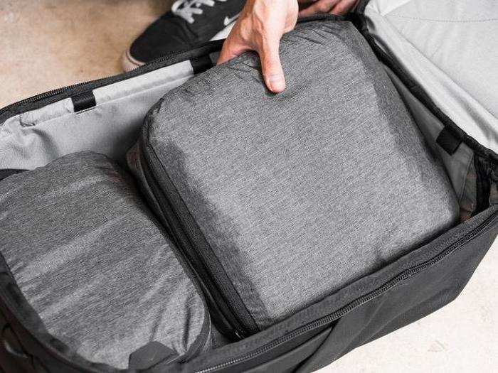 3. Use packing cubes.