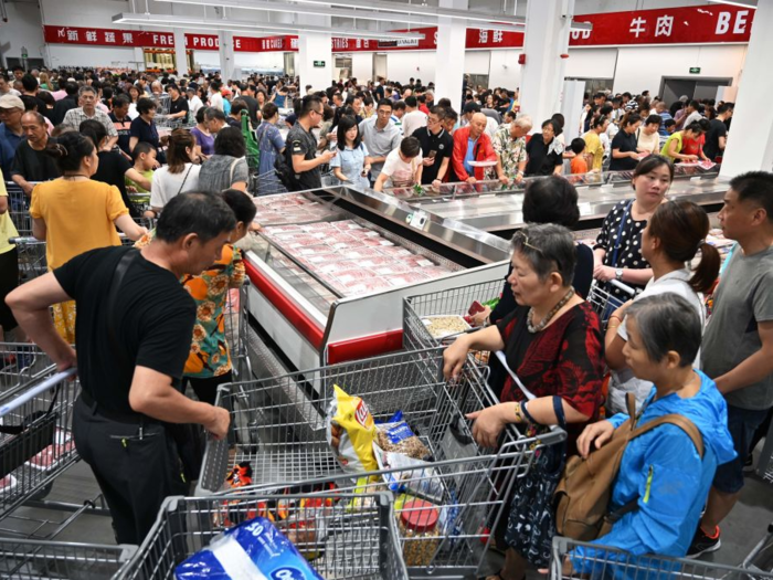 In fact, the sheer volume of members at Costco Shanghai