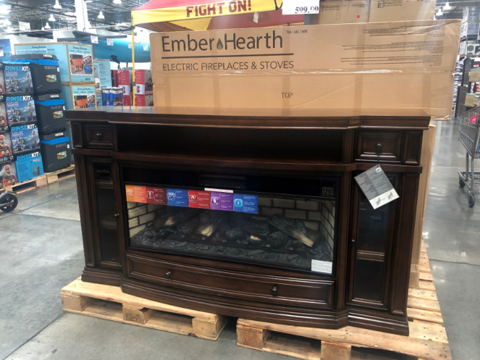 And some things you never knew you needed at all, like this electric fireplace.