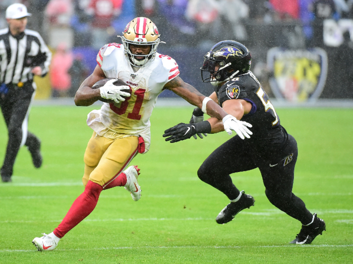 Raheem Mostert, RB, San Francisco 49ers