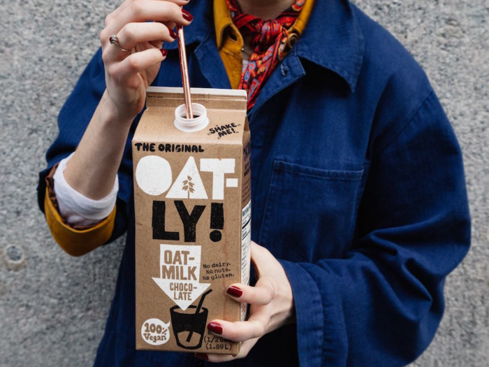 Consumers are increasingly turning to nondairy milk alternatives like oat milk.