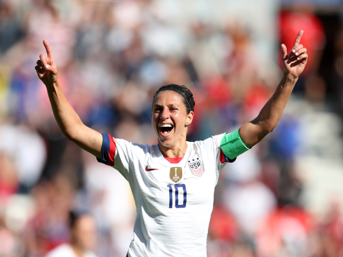 28. Carli Lloyd