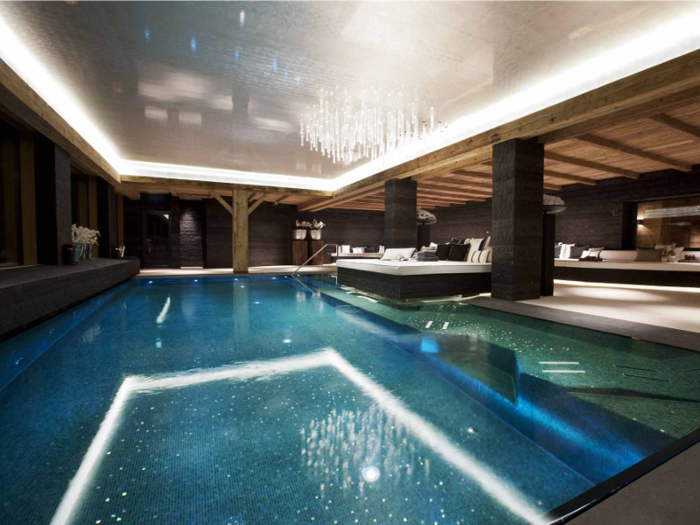 ... and a massive indoor pool.