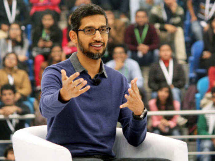 ​Pichai doesn’t take no for an answer