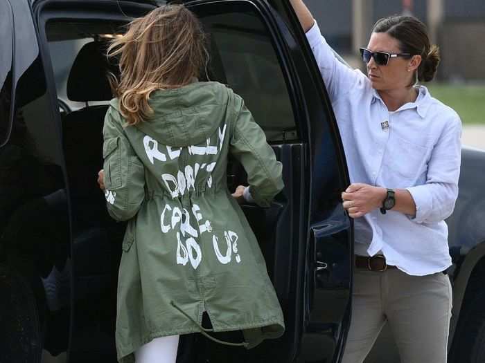 The jacket was that it was a jab directed at the president