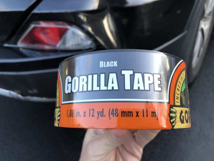 A roll cost me $6 at AutoZone. Gorilla Tape is stickier than duct tape, which I