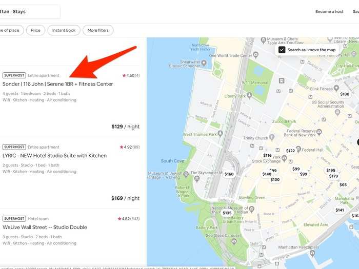 While Sonder may seem like an Airbnb competitor, you can actually book Sonder apartments via Airbnb as well.