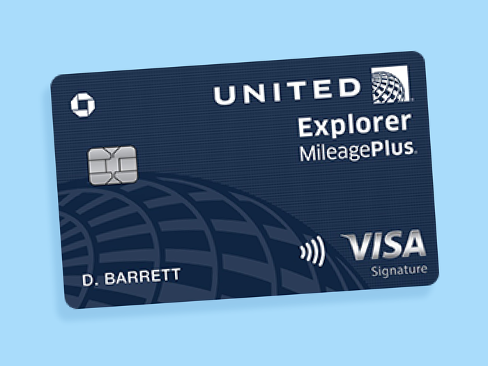 Next is the United Explorer Card.