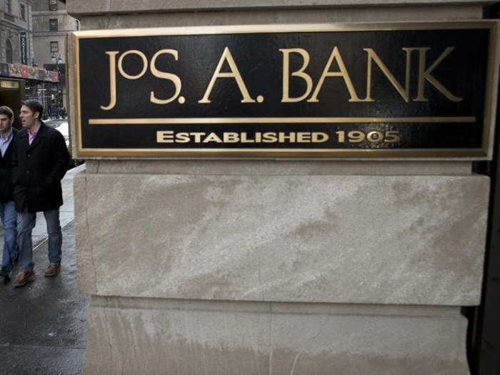 Jos A. Bank: F (20 points)