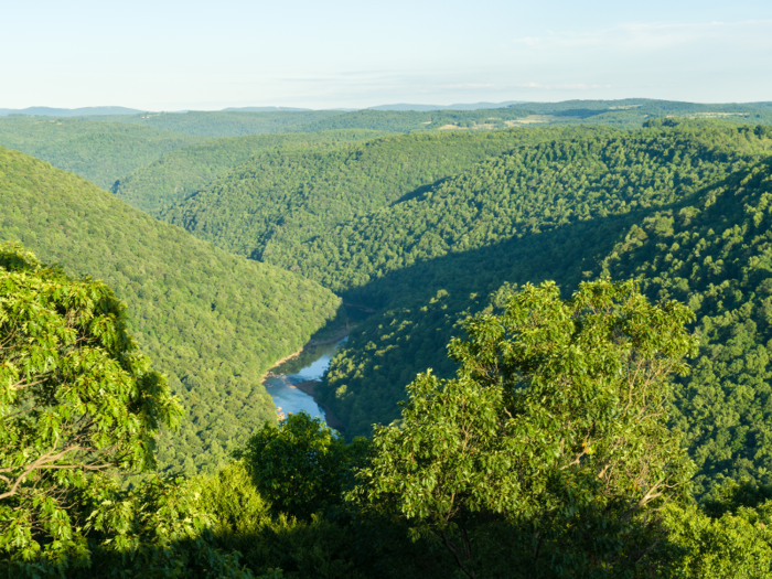 The richest town in West Virginia is Cheat Lake.