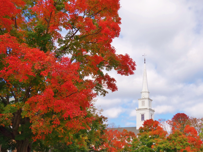 The richest town in New Hampshire is Hanover.