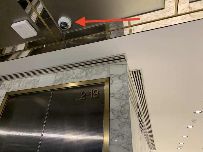 Finally, one documented me as I headed to the elevator. As I traveled up to work, I was reminded of Ioannis Pavlidis, a professor of computational physiology at the University of Houston, telling the BBC, "there