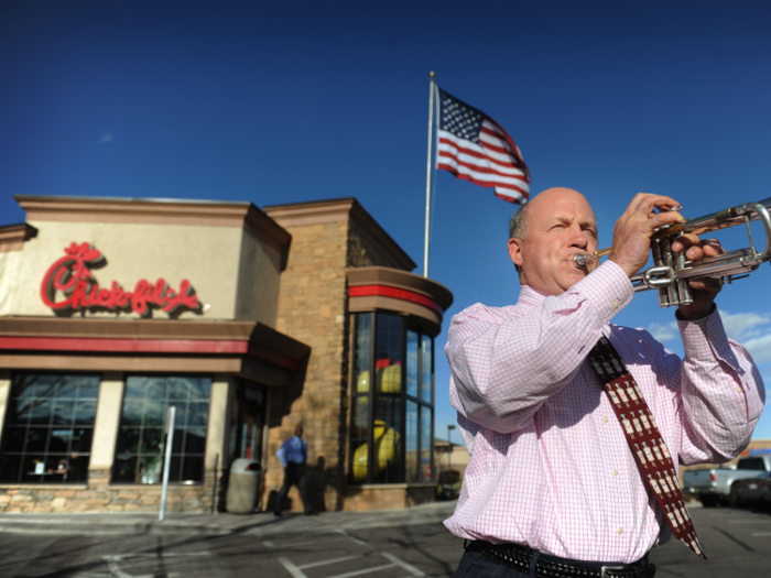 Chick-fil-A president, chairman, and CEO Dan Cathy, son of the chain