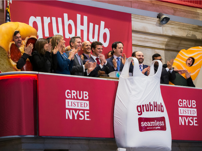 8. (tie) Grubhub