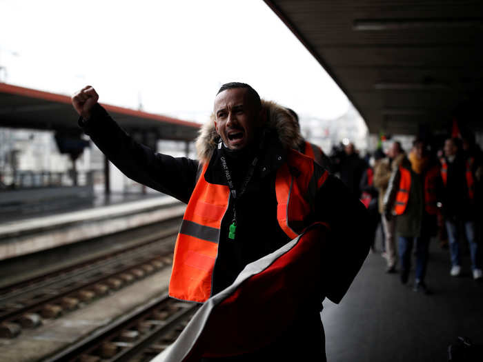 According to The New York Times, such widespread participation points to "deep social discontent." Its effects will be widely felt as trains and flights are canceled, and schools are closed.