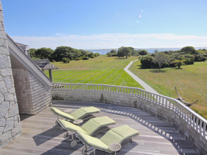 The home comes with multiple decks and balconies for sun bathing.