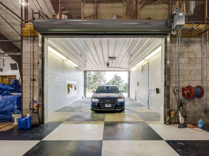  It also has its own car wash and gas station. 