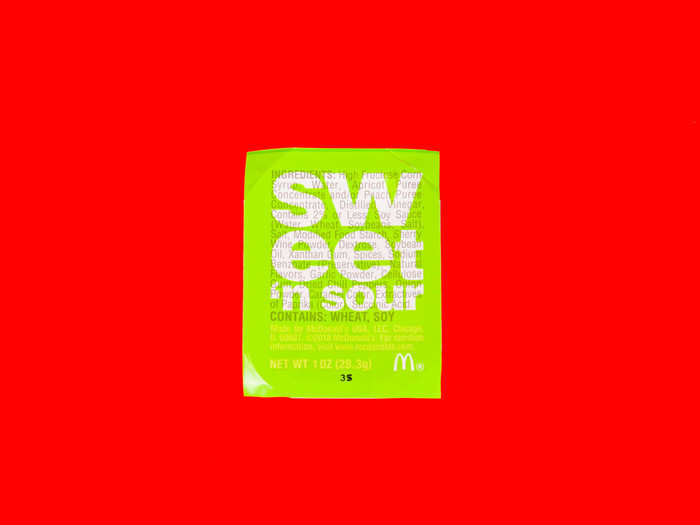 Sweet & sour sauce is kind of a cliché, and also not very descriptive. Most of McDonald
