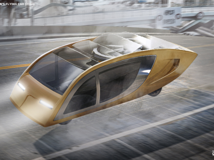 The rendering of this car almost does look like something out of "Blade Runner," more so than earlier models that looked like typical plane parts attached to cars.