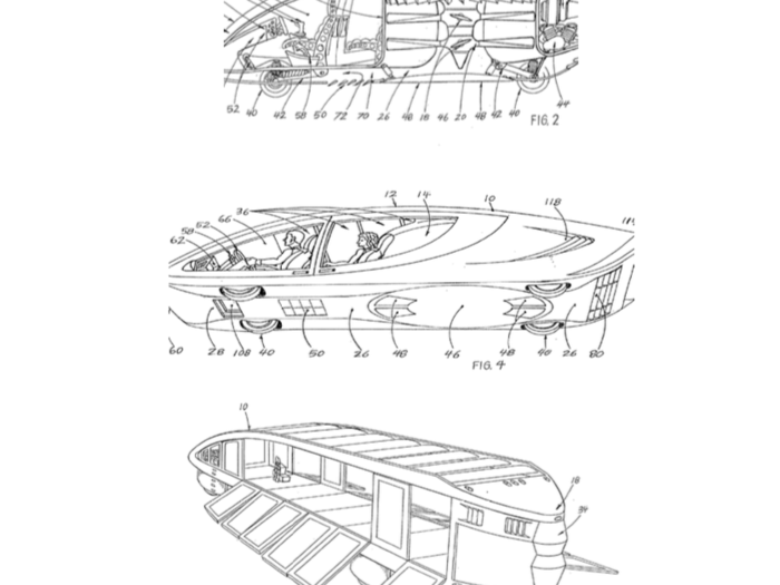  Around the new millennium, designs began to have more clean lines, like this 2001 Bradford Sorensen patent. 