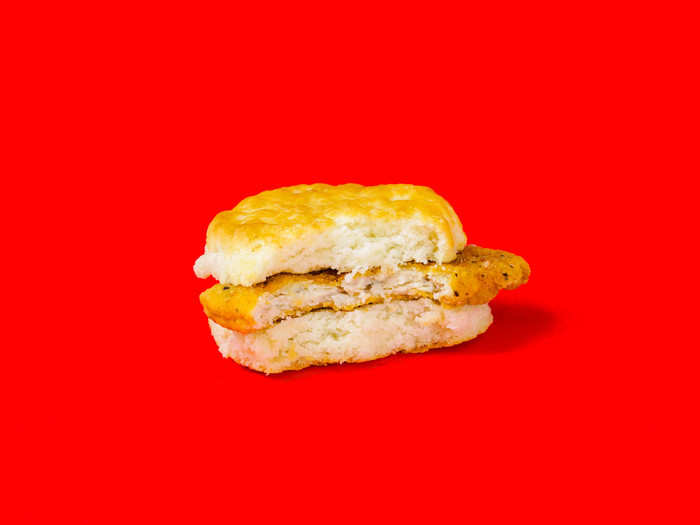 While the biscuit is satisfying, the McChicken on a biscuit feels cheap, lazy, and confusing. McDonald