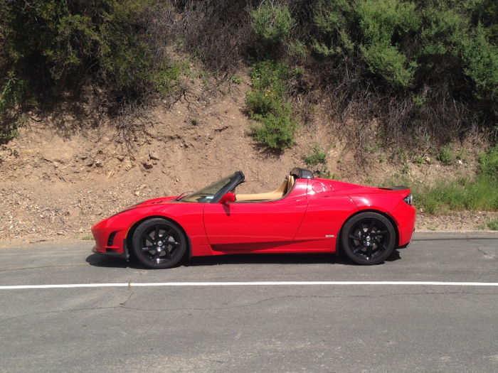 The soft top could be quickly removed and stowed in a tiny trunk for open-air motoring.