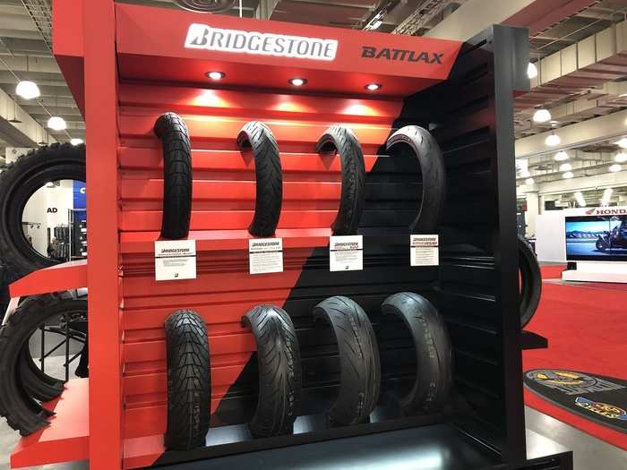 I do, on the other hand, know what tires are for. Big manufacturers, such as Bridgestone and Michelin, usually have a presence at the show.