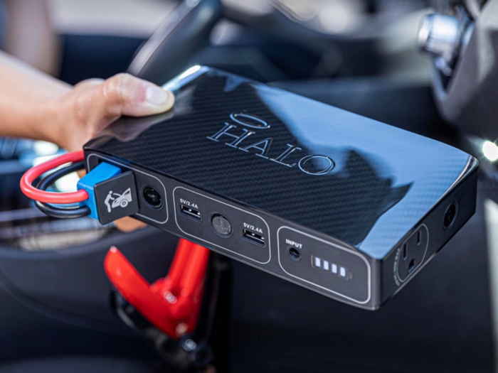 A portable battery for jumping your car