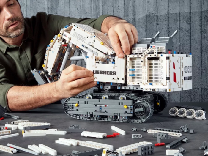 A construction vehicle LEGO anyone can operate