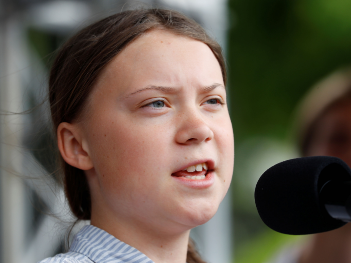 9. Teen environmental activist Greta Thunberg