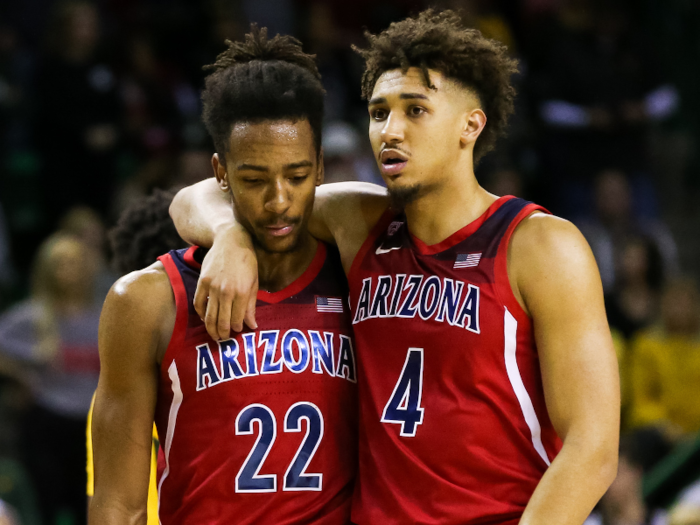 ▼ No. 15 Arizona Wildcats — Down 3 spots in the AP Top 25 Poll