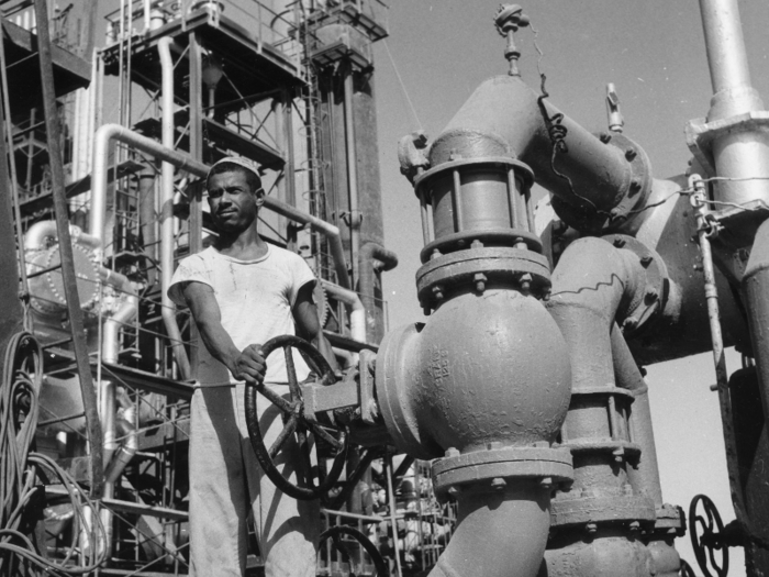 The next major discovery of oil would take place in 1941, when oil was found in Abqaiq. The discovery was made around five years after Steineke, alongside two other American engineers, J.W. Hoover and Jerry Harriss, had used the area as a base for their earlier explorations.