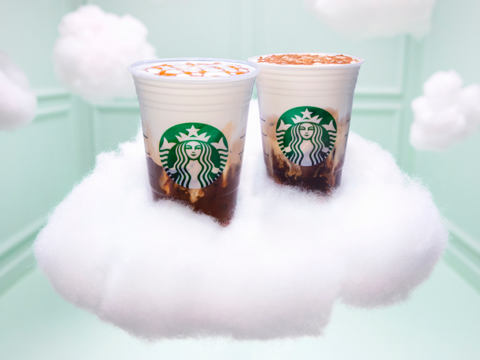 The Cloud Macchiato marked Starbucks