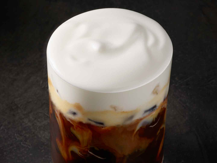 Starbucks released a line of cold foam beverages in April 2018, allowing customers to enjoy iced Starbucks beverages in a new way.