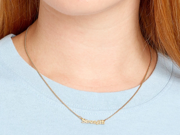 A mindful necklace that sets good intentions and gives back to girls