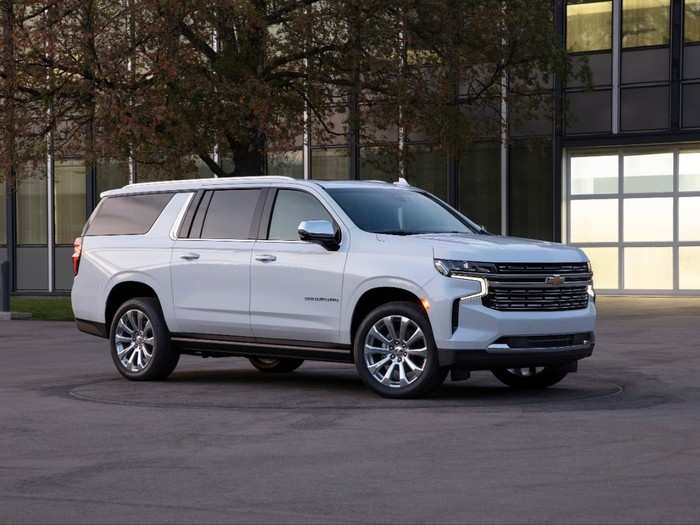 The current-gen Suburban starts at just over $51,000 is a pretty awesome value for serious people-and-gear-haulers. The new Suburban adds a more sophisticated suspension and bumped-up proportions.