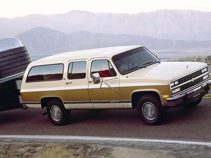 The 1991 Suburban. Towing has always been important to owners.