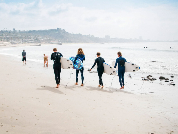 Learn to surf in Malibu